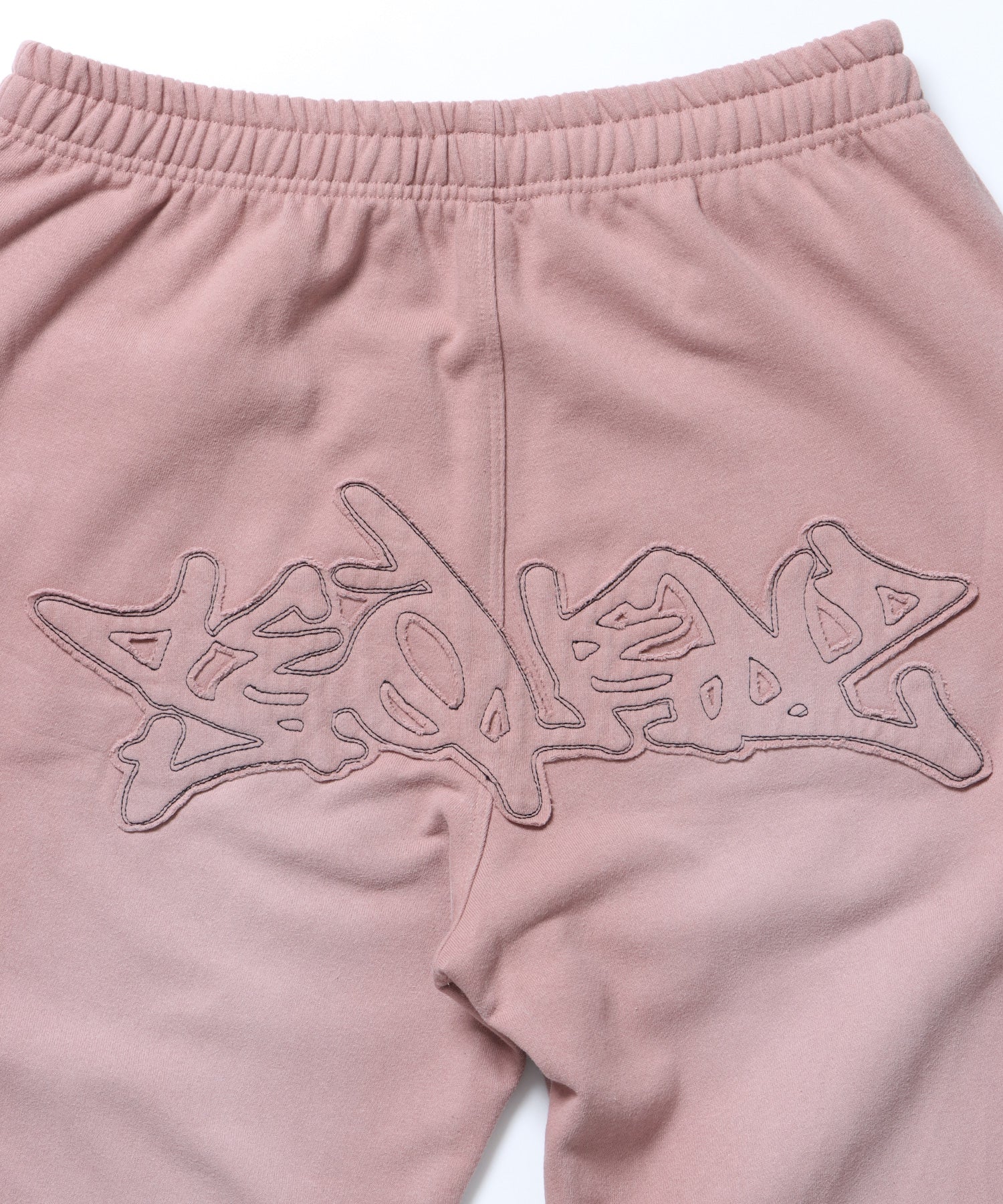 LOGO APPLIQUE SWEAT PANTS / フェード スウェット オーバーサイズ ヴィンテージライク 裏起毛 ピンク系その他2