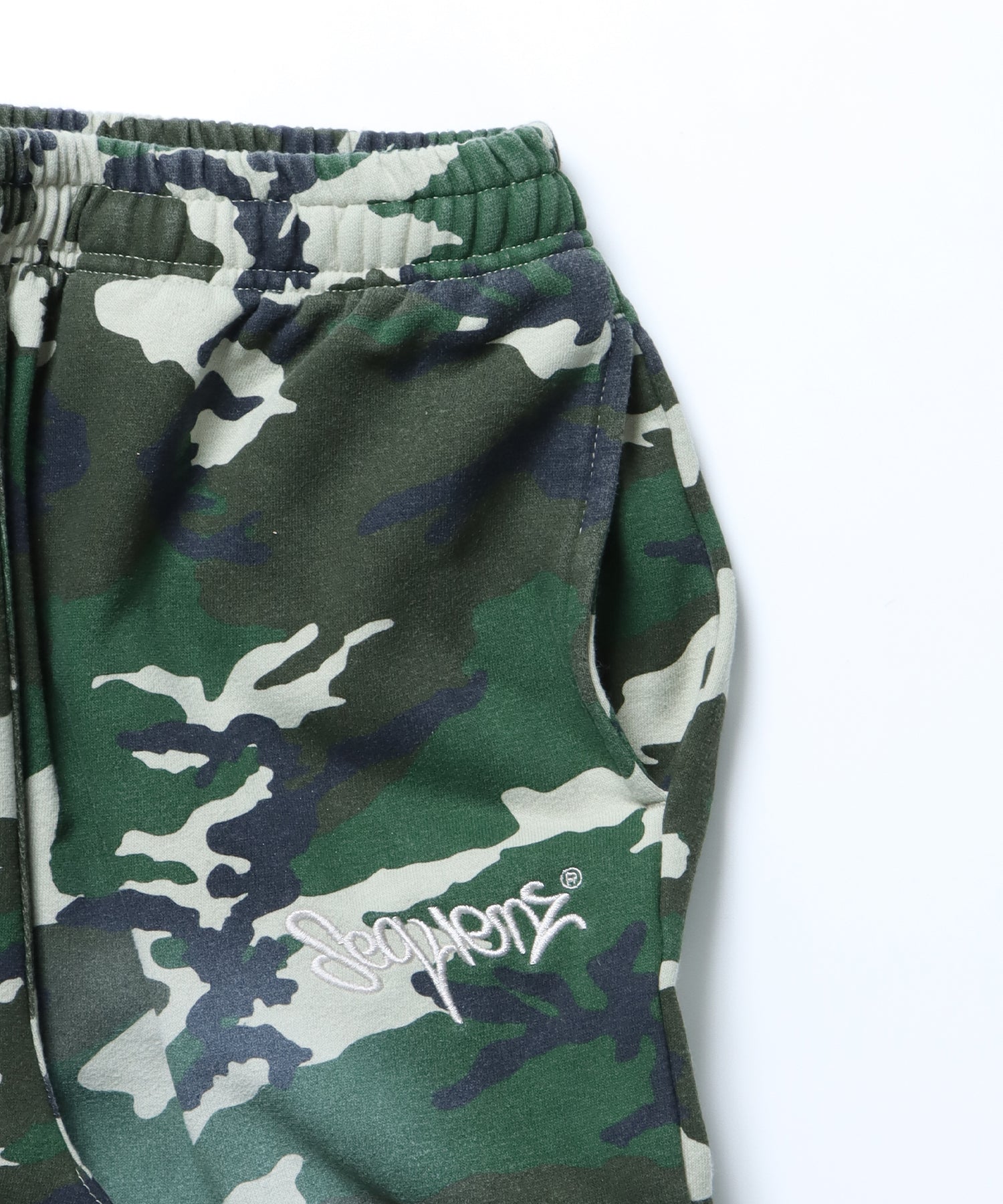 LOGO APPLIQUE SWEAT PANTS / フェード スウェット オーバーサイズ ヴィンテージライク 裏起毛 柄80