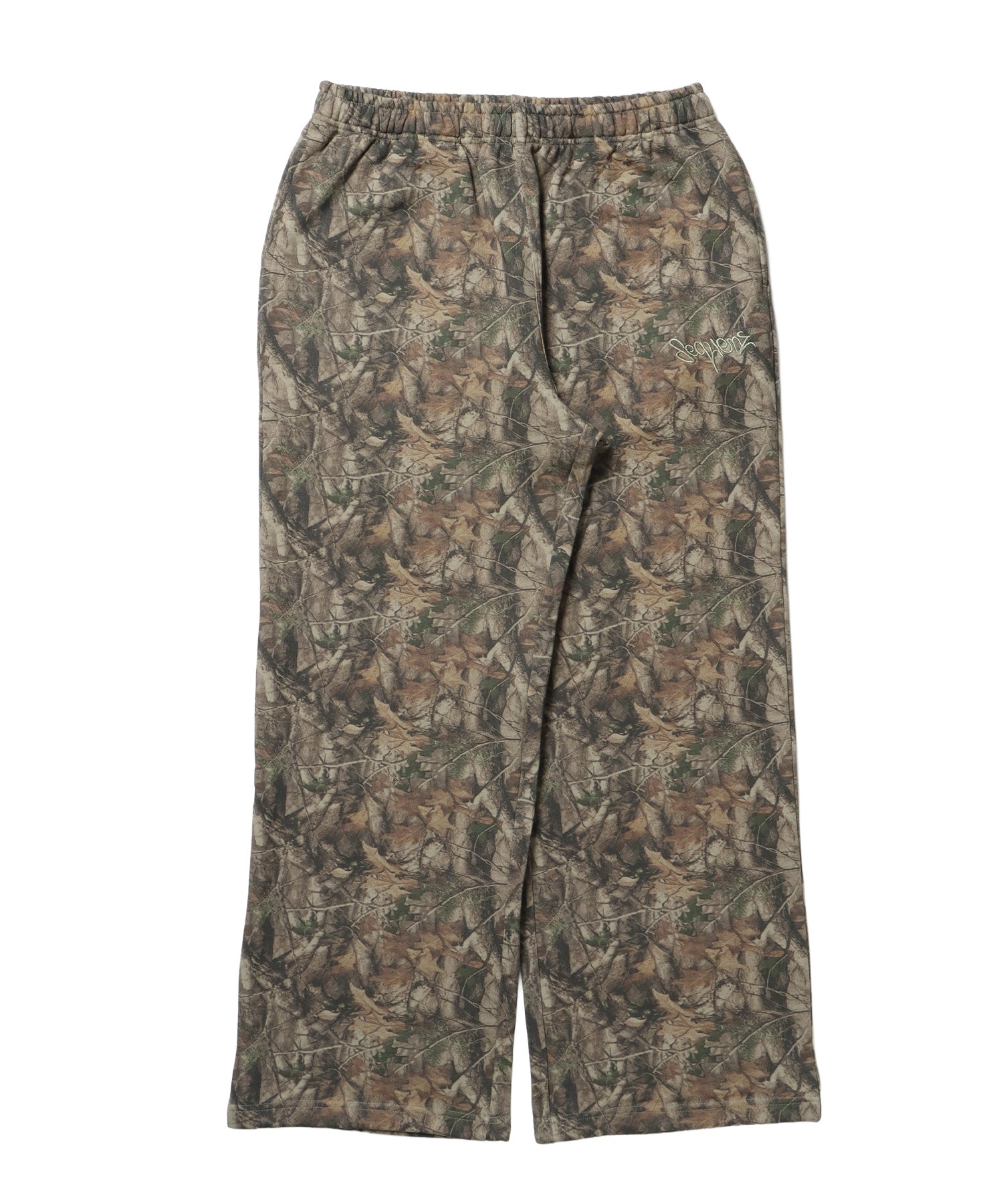 LOGO APPLIQUE SWEAT PANTS / フェード スウェット オーバーサイズ ヴィンテージライク 裏起毛 柄81