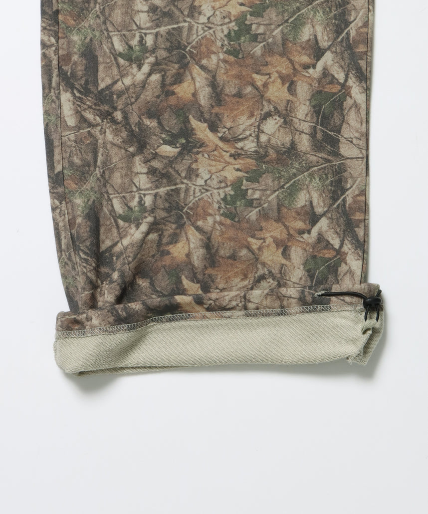 LOGO APPLIQUE SWEAT PANTS / フェード スウェット オーバーサイズ ヴィンテージライク 裏起毛 柄81