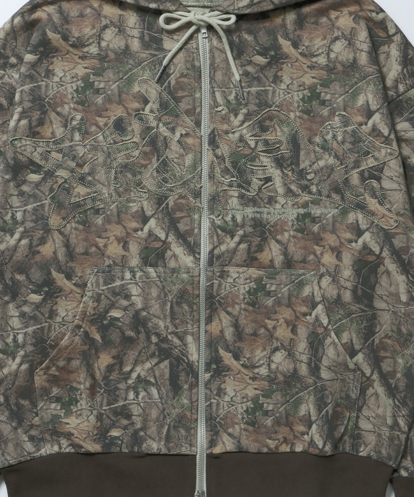 LOGO APPLIQUE ZIP HOODIE / フェード フルジップ オーバーサイズ ヴィンテージライク センターロゴ 裏毛 柄81 ≪SET UP着用可能≫