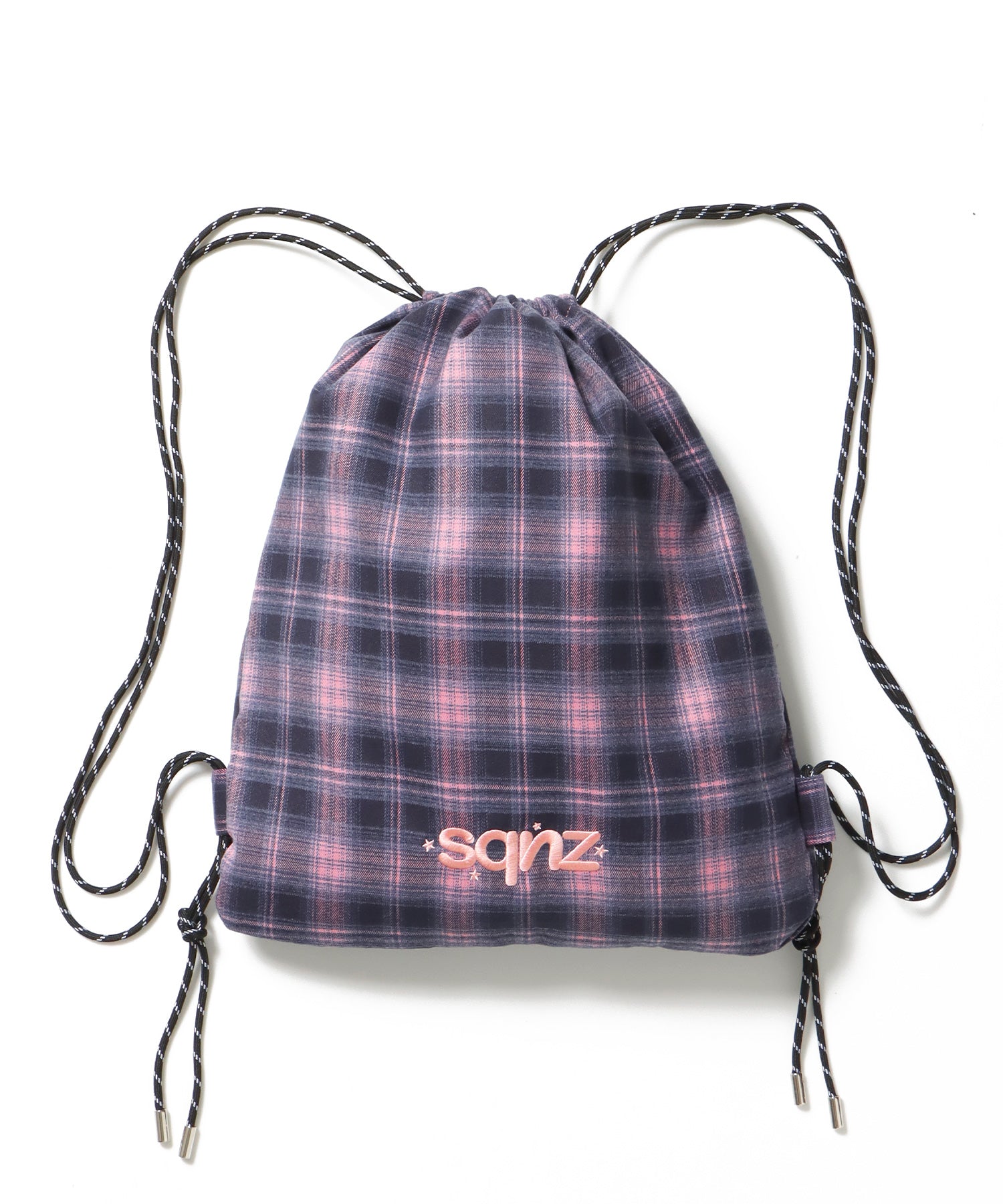 ≪予約商品≫sqnz dairy 2way knapsack / ナップサック トートバック 2WAY チェック ピンク