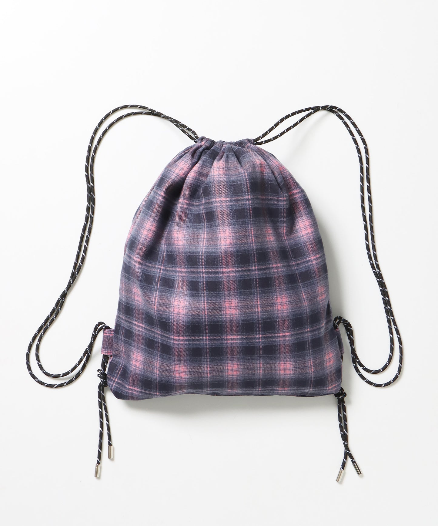 ≪予約商品≫sqnz dairy 2way knapsack / ナップサック トートバック 2WAY チェック ピンク