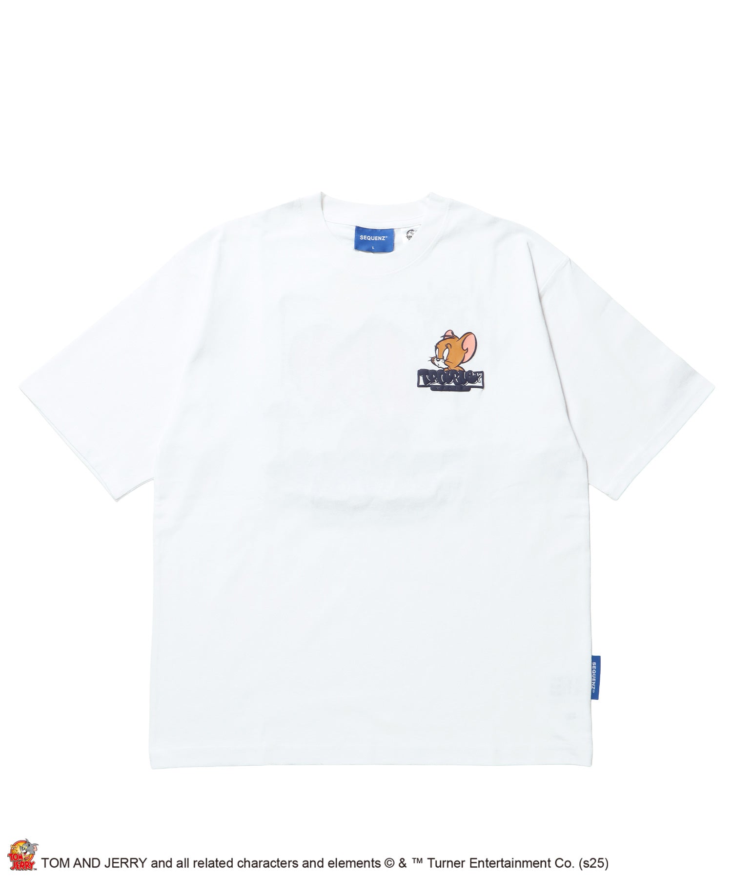 TJ BACK STYLE POP TEE / トムとジェリー Tシャツ 半袖 クルーネック ワンポイント 柄01