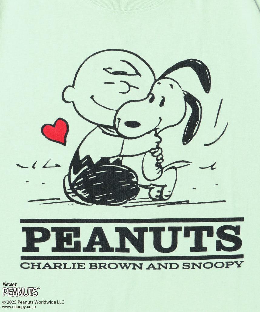 TP VINTAGE HEARTFUL S/S TEE / スヌーピー ピーナッツ Tシャツ 半袖 クルーネック ミント
