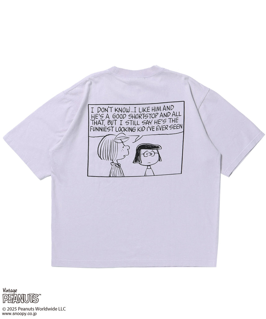 TP VINTAGE HEARTFUL S/S TEE / スヌーピー ピーナッツ Tシャツ 半袖 クルーネック ラベンダー
