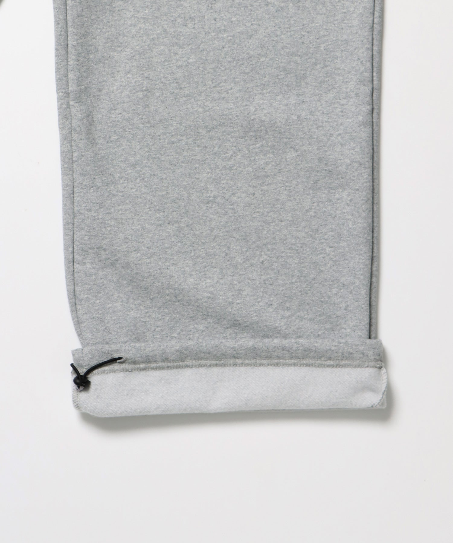 CROSS RHINE STONE SWEAT PANTS / ラインストーン クロス スウェットパンツ ドローコード 裏起毛 【セットアップ】 グレー