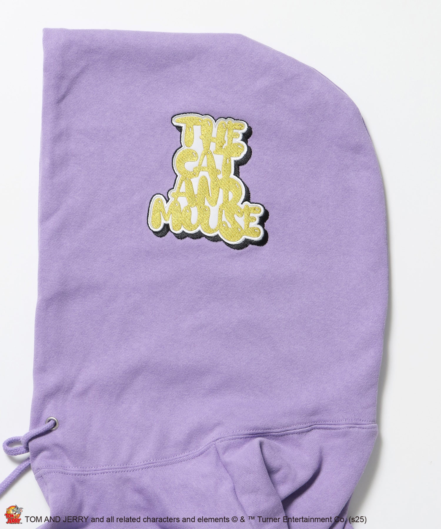 TJ O.G LOGO ZIP PK / トムとジェリー パーカー ジップ 刺繍 プリント ワッペン ラベンダー