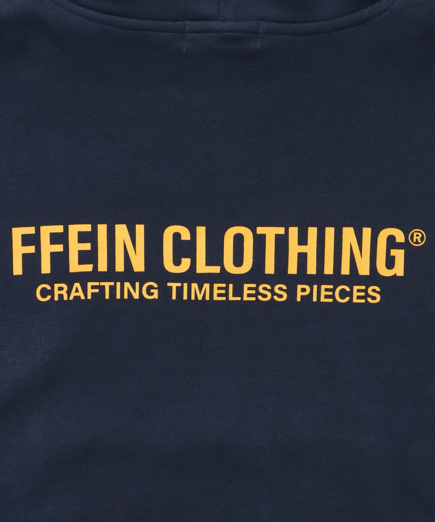 ヘビーウエイトセンターミニロゴジップパーカー / パーカー 裏起毛 ジップ 刺繍 ロゴ フーディ ダブルジップ ネイビー