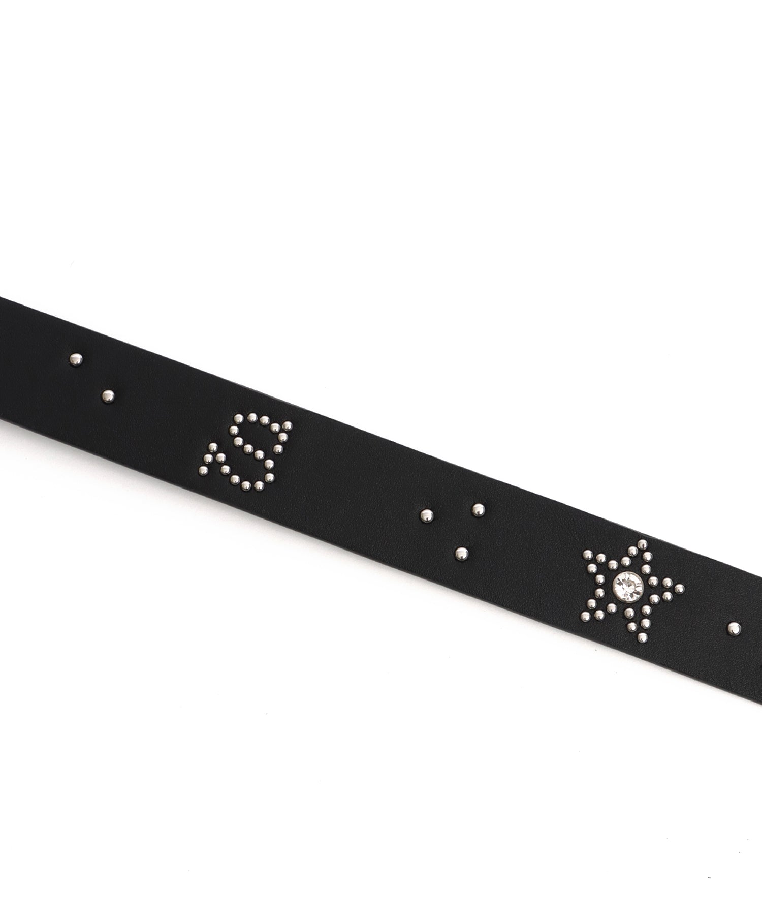 SEQUENZ RHINE STONE BELT MEN / ベルト スタッズ ストーン リアルツリー レオパード メンズ 雑貨 ブラック