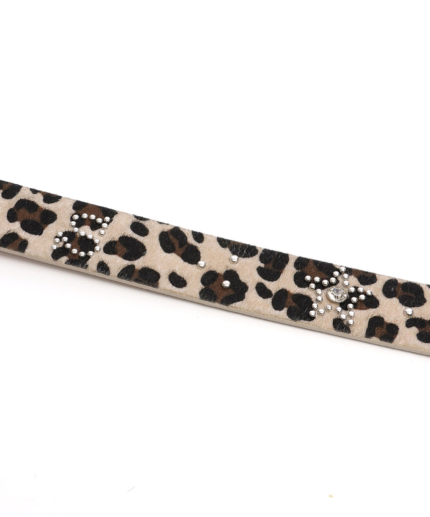 SEQUENZ RHINE STONE BELT MEN / ベルト スタッズ ストーン リアルツリー レオパード メンズ 雑貨 柄81