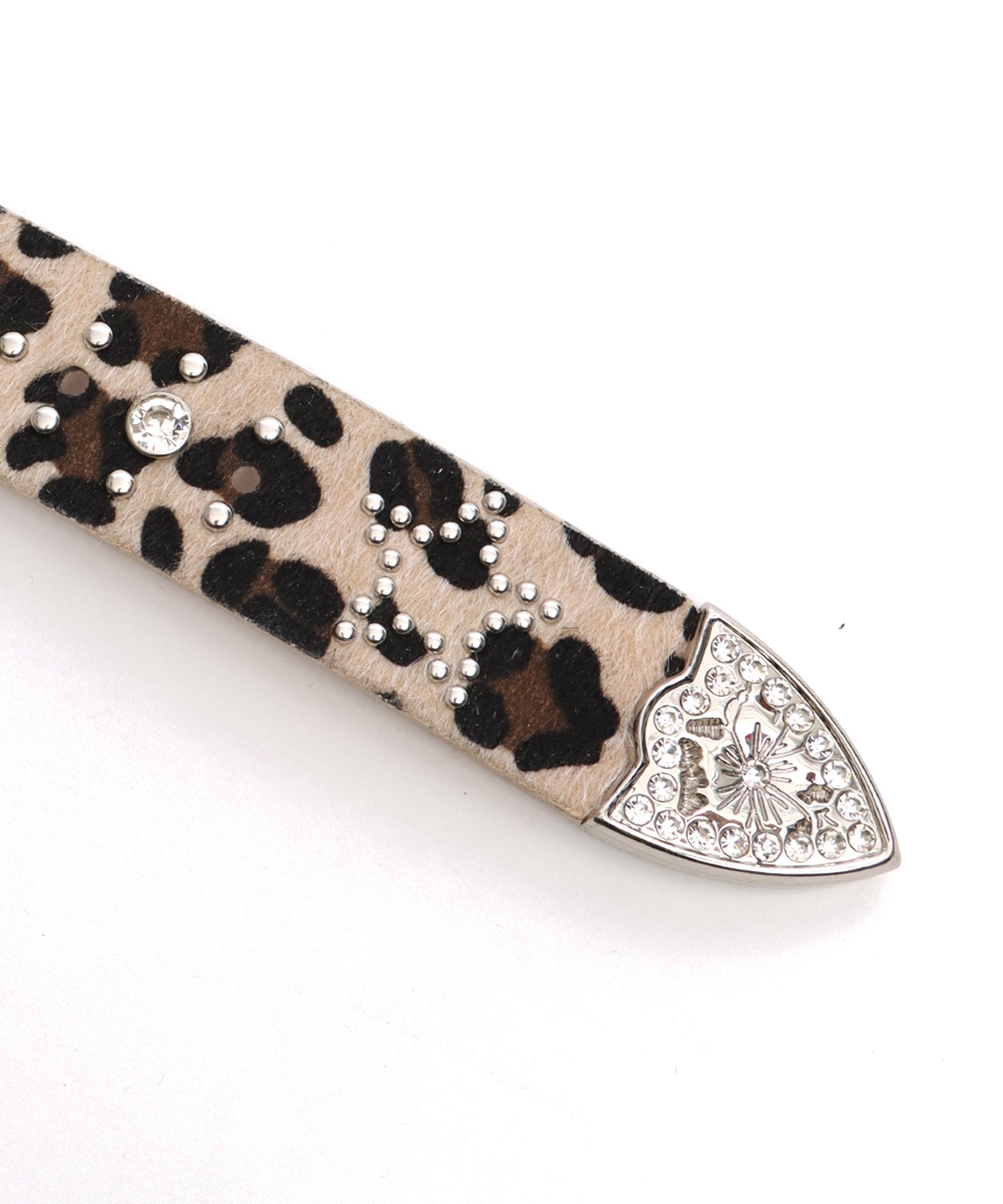 SEQUENZ RHINE STONE BELT MEN / ベルト スタッズ ストーン リアルツリー レオパード メンズ 雑貨 柄81