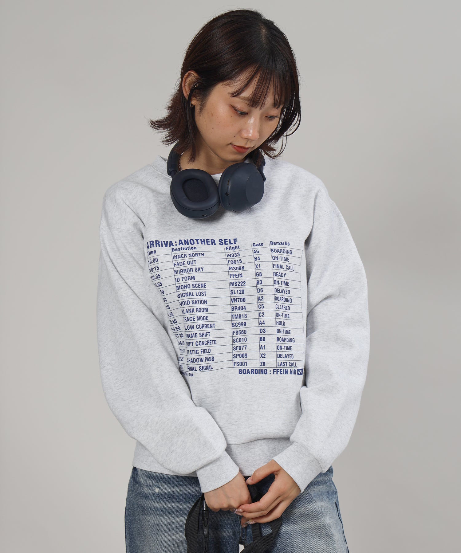 モデル:H163 Size : M アッシュグレー