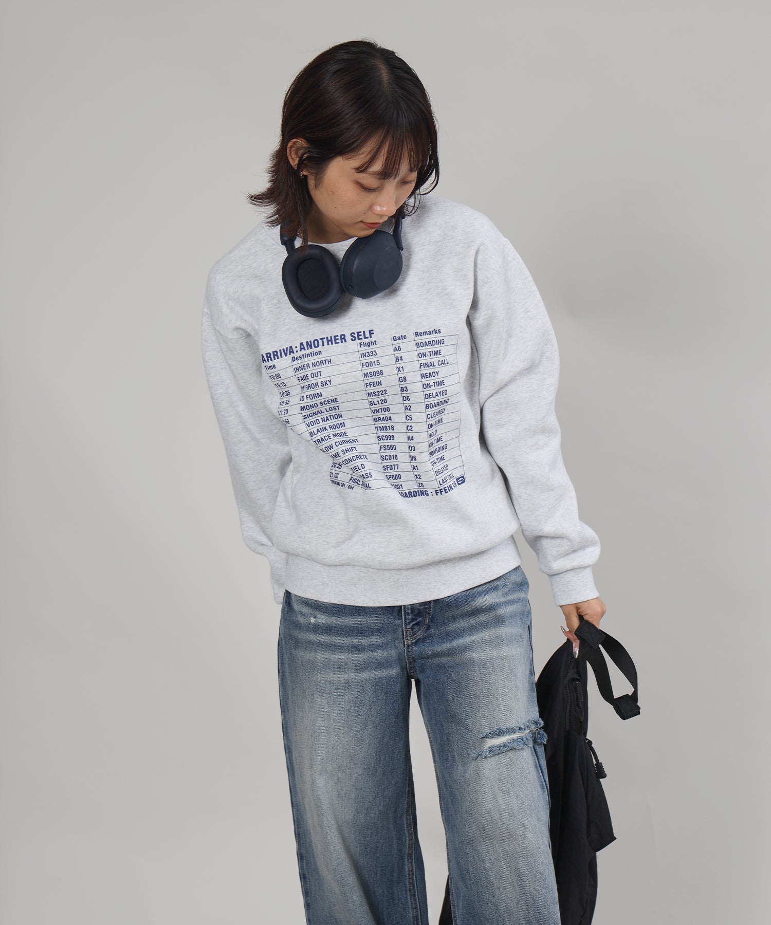 モデル:H163 Size : M アッシュグレー