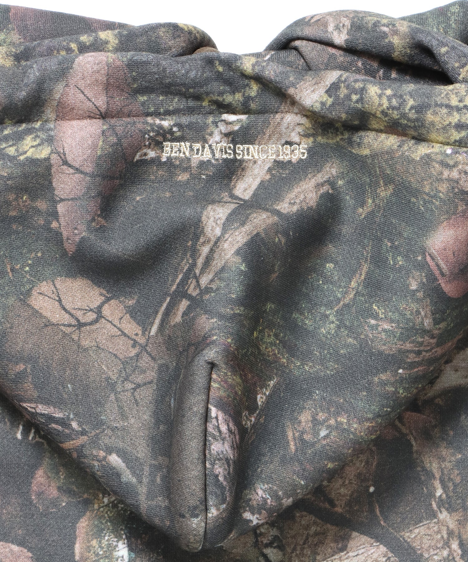 THOSE DAYS ZIP HOODIE / リアルツリー オーバーサイズ 裏起毛 パーカー ジップ フード 柄80