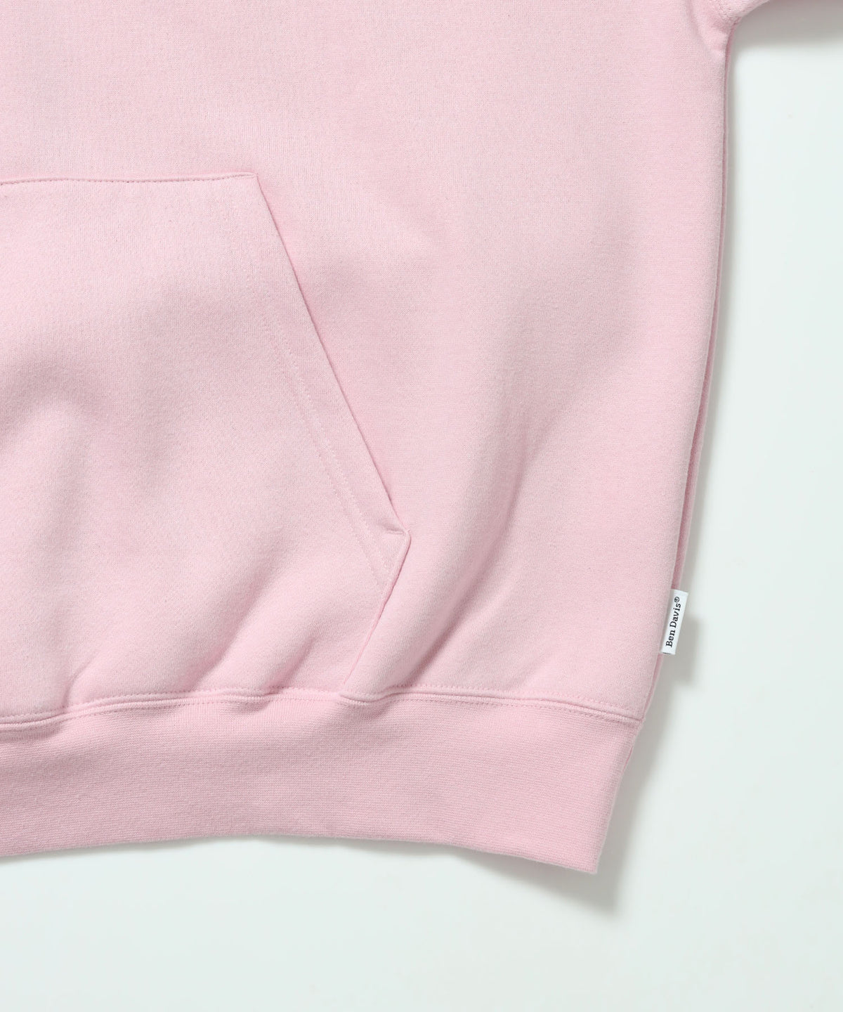 BD SWEAT HOODIE / スウェットパーカー プルオーバー フーディ ワンポイント刺繍 裏起毛 ユニセックス ピンク