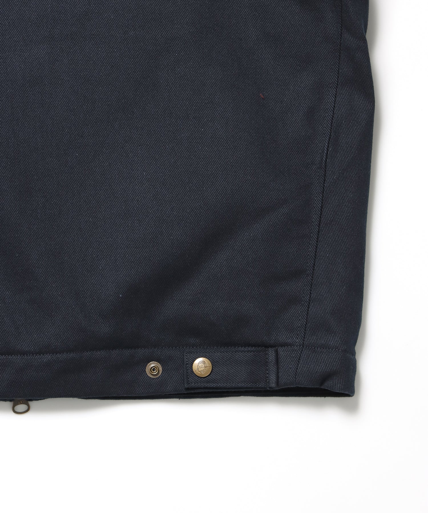 PADDED EISENHOWER JACKET / オーバーサイズ ビッグシルエット ジャケット アウター 中綿 ジップ ネイビー