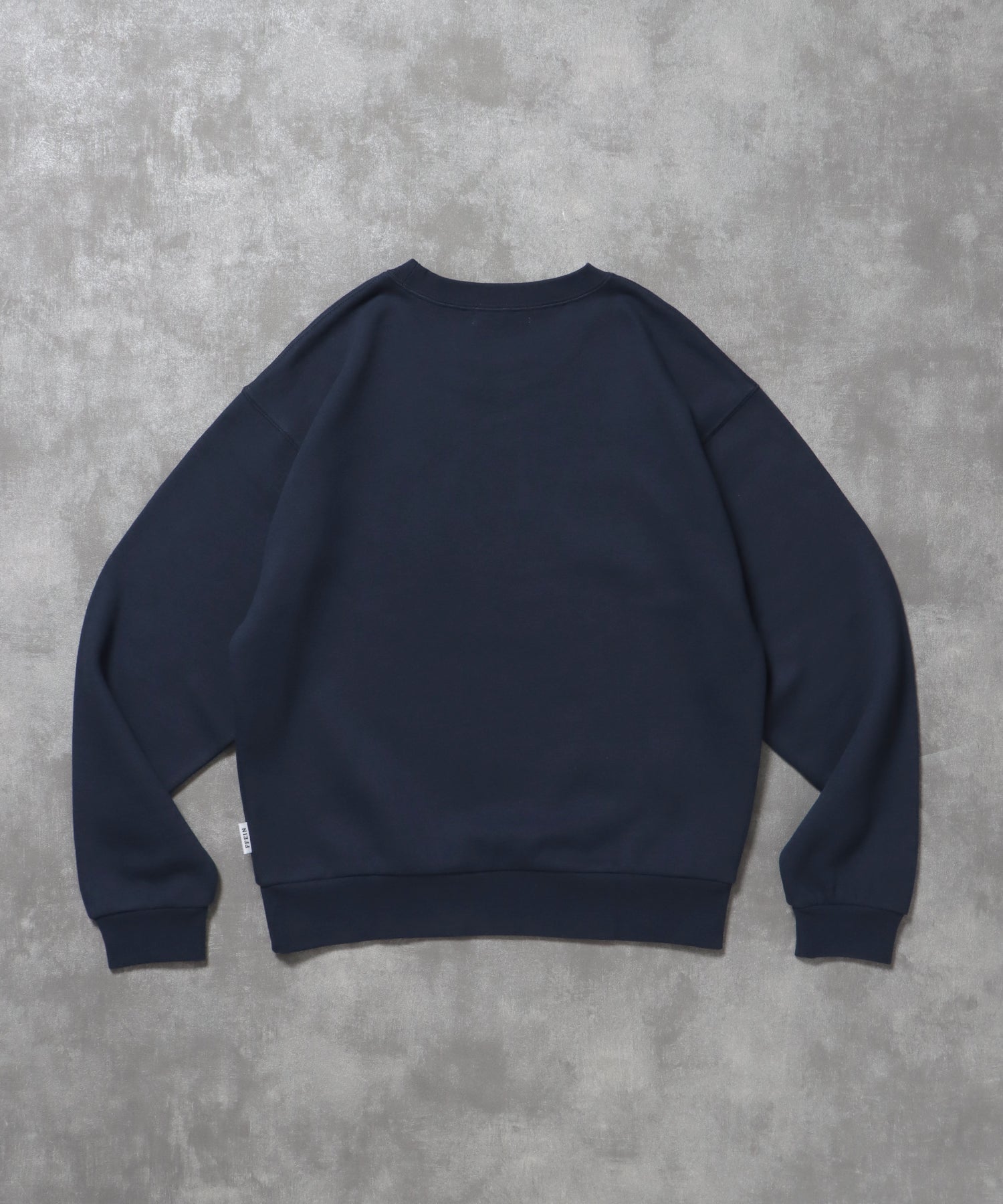 ヘビーウエイトフルーツロゴスウェット / スウェット トレーナー 刺繍 裏起毛 クルーネック ネイビー