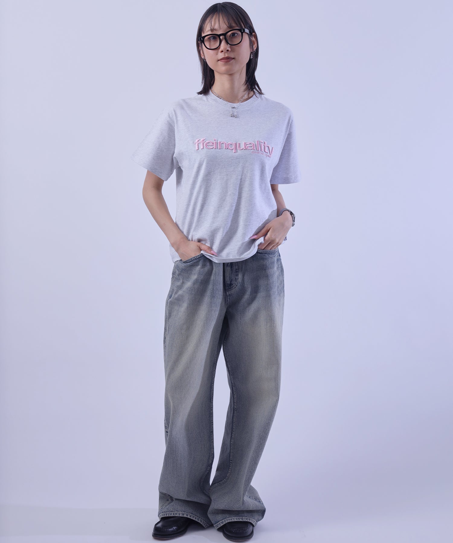 モデル:H163 Size:S アッシュグレー