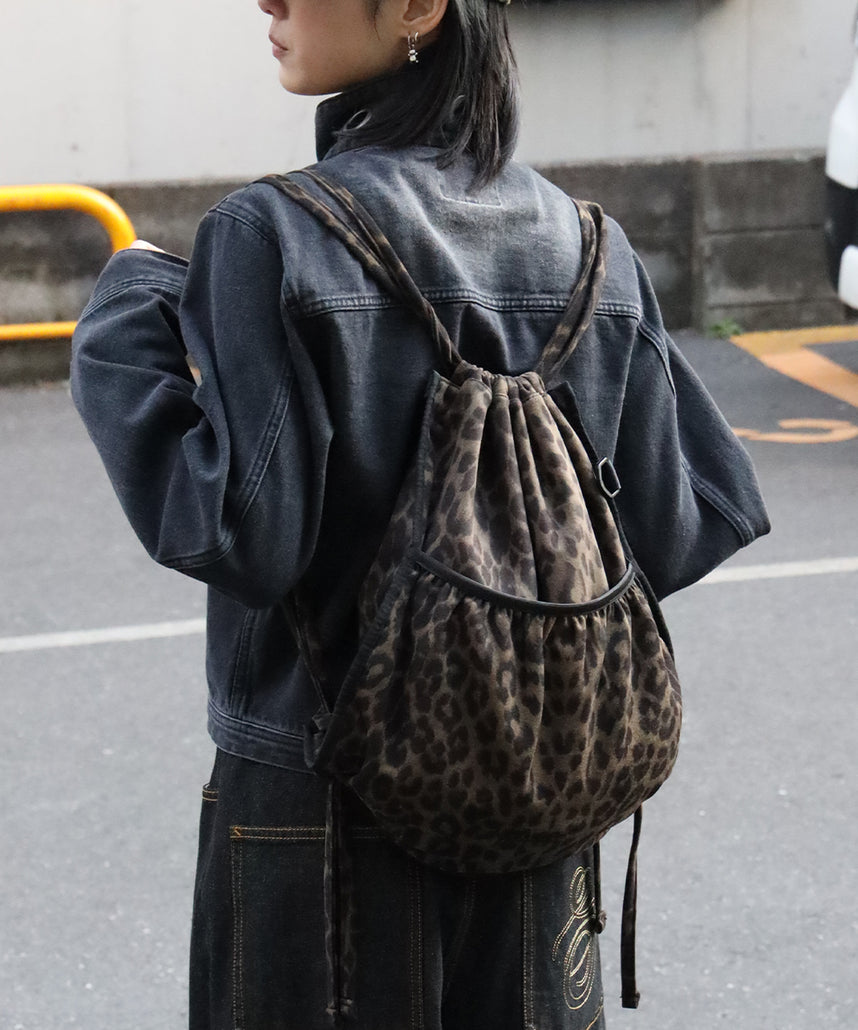 リバーシブルストリートナップサック / 2 FACE STRING KNAPSACK 柄80