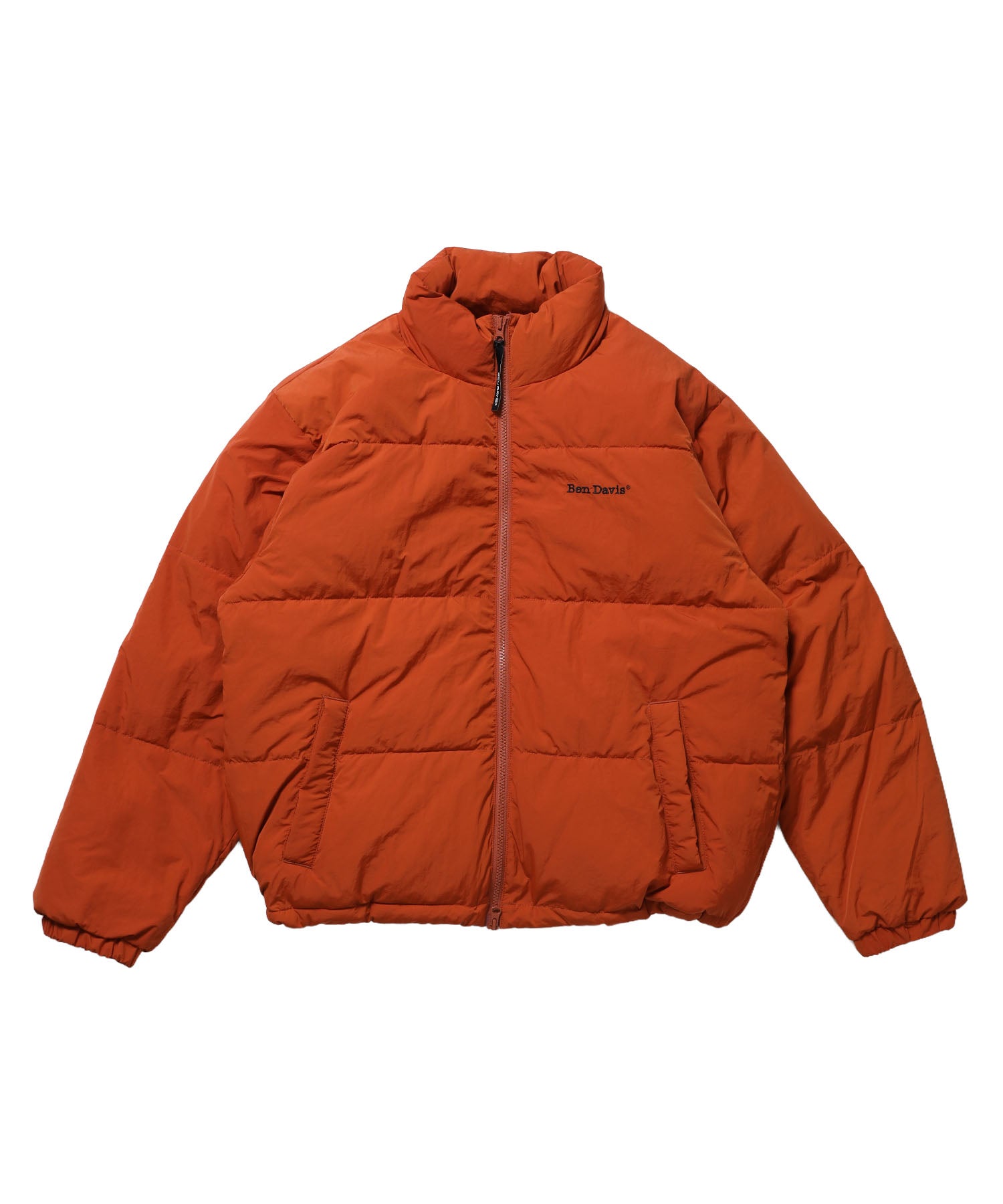BD PUFFER JACKET / ダウンジャケット パッファー シンプルロゴ ユニセックス オレンジ