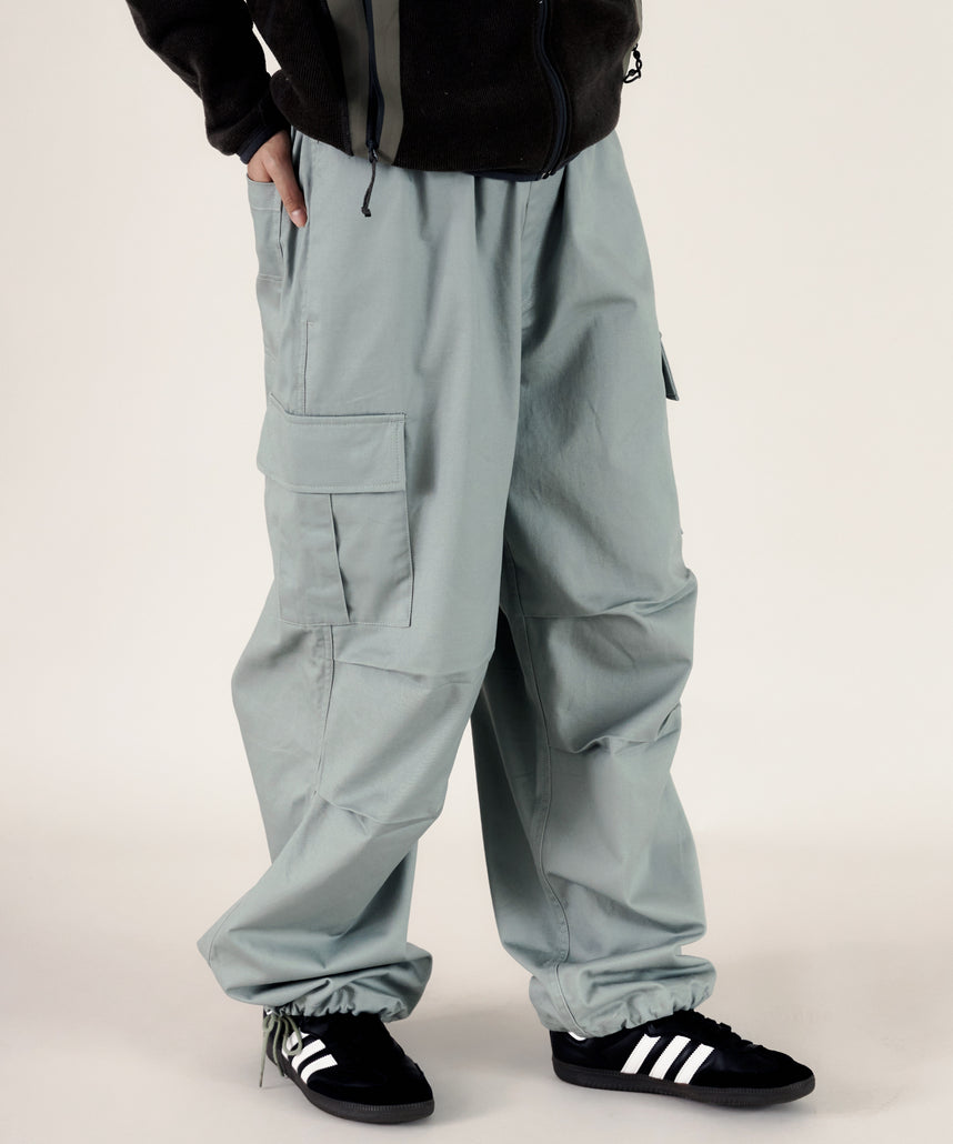 H166 着用サイズ:L【柄86(ミント カーゴポケット付き)】