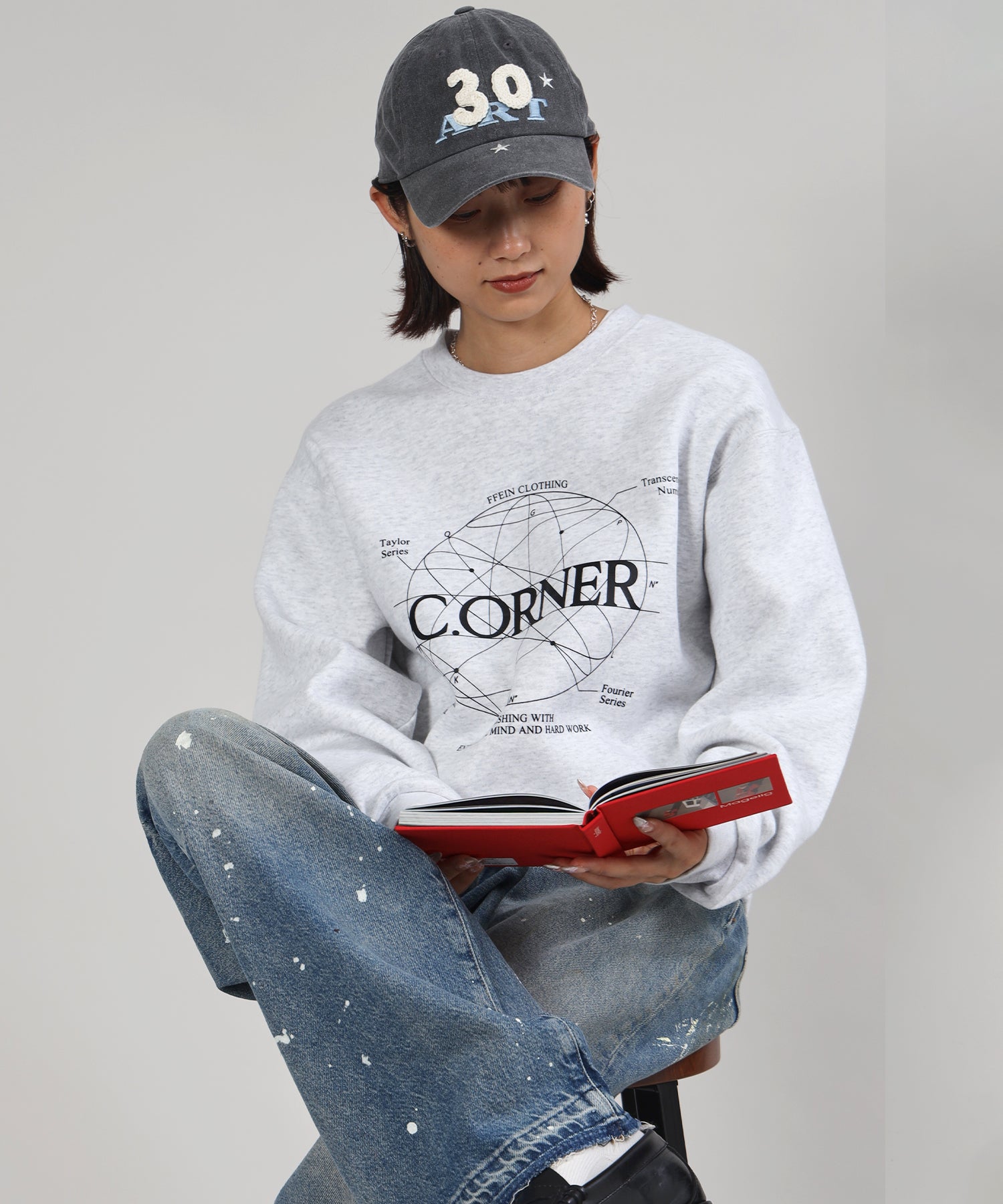 モデル:H163 Size : M アッシュグレー