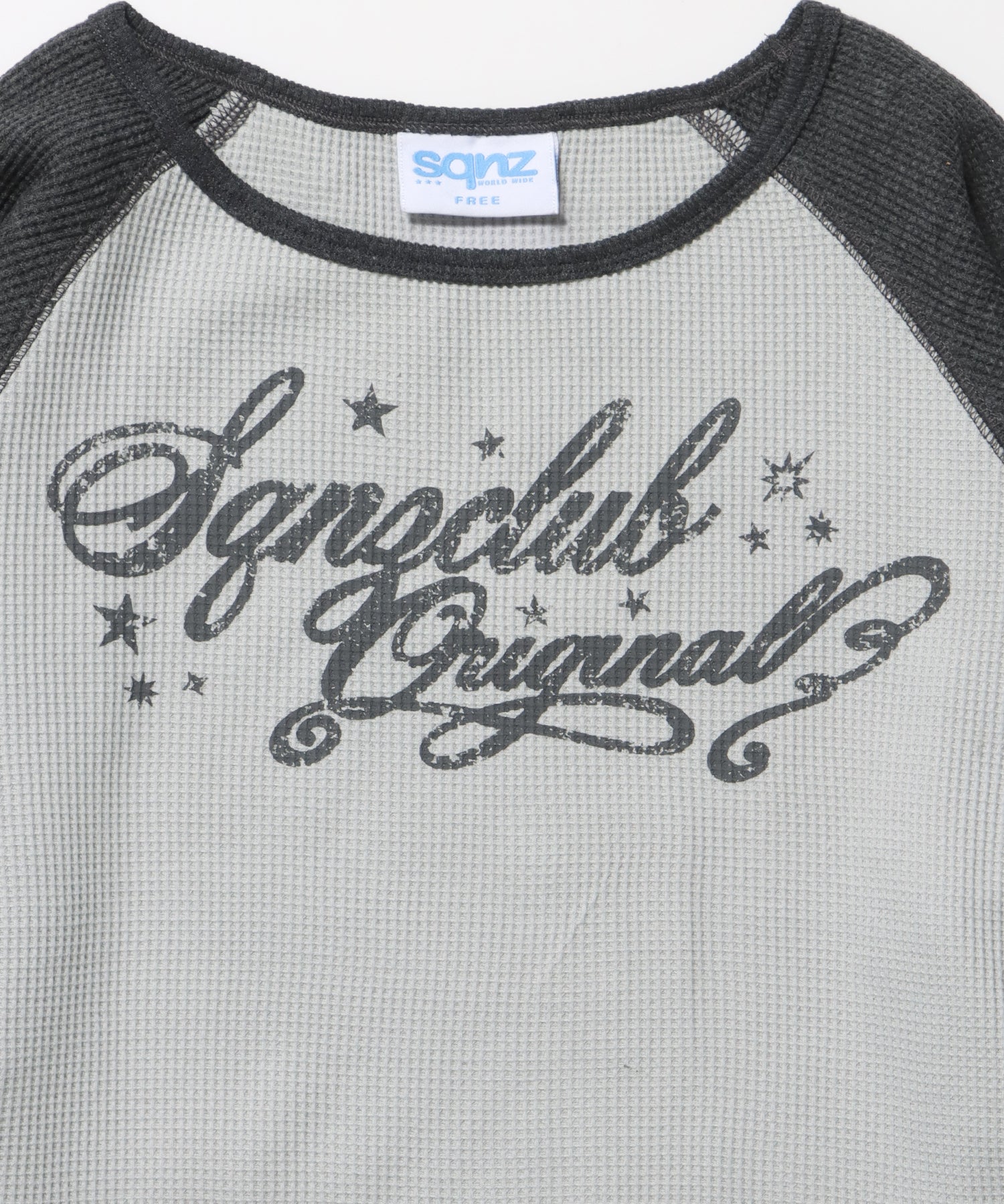 ※WEB限定 / エンジェルプリントサーマルロンT / sqnz angel thermal ブラック