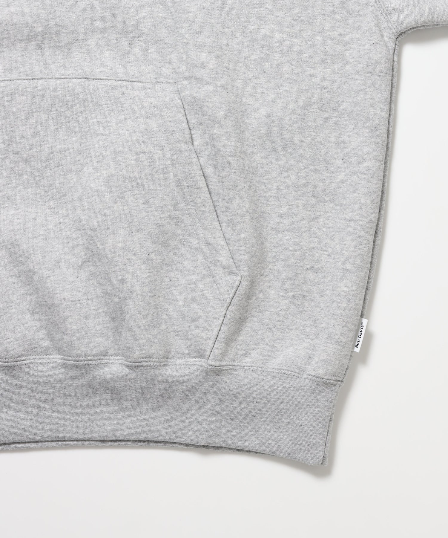 Design Pullover P/K / プルパーカー フード デザイン 裏起毛 ユニセックス グレー