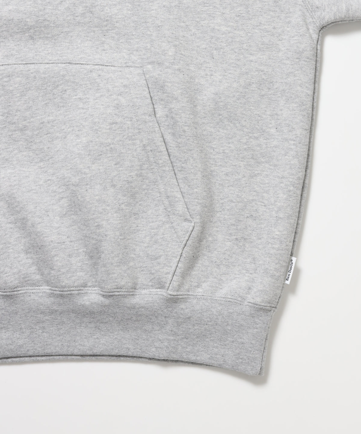 Design Pullover P/K / プルパーカー フード デザイン 裏起毛 ユニセックス グレー