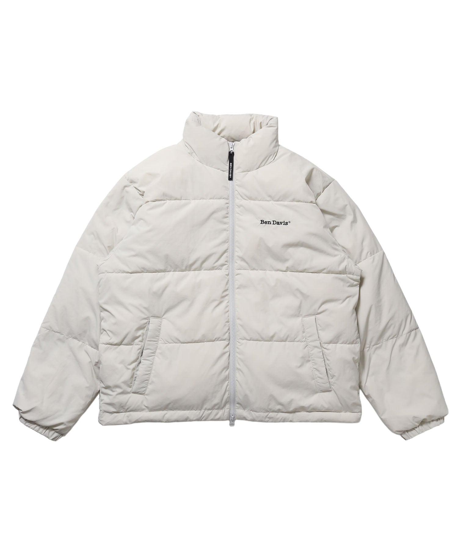 BD PUFFER JACKET / ダウンジャケット パッファー シンプルロゴ ユニセックス アイボリー