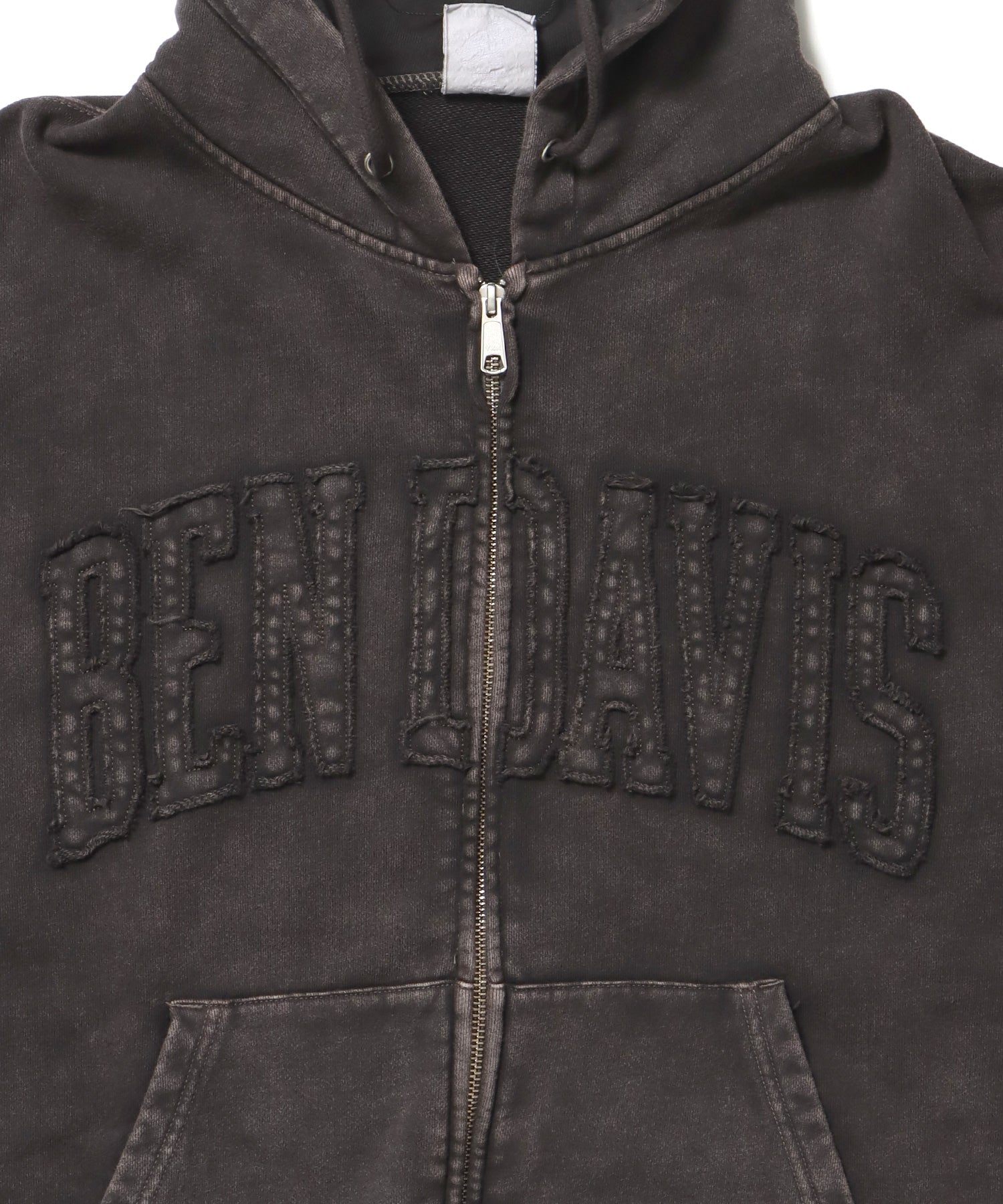 DEPARTMENT FADED ZIP HOODIE / ジップパーカー ワイドシルエット フーディ 裏毛 フェード ≪SET UP着用可能≫ ベージュ