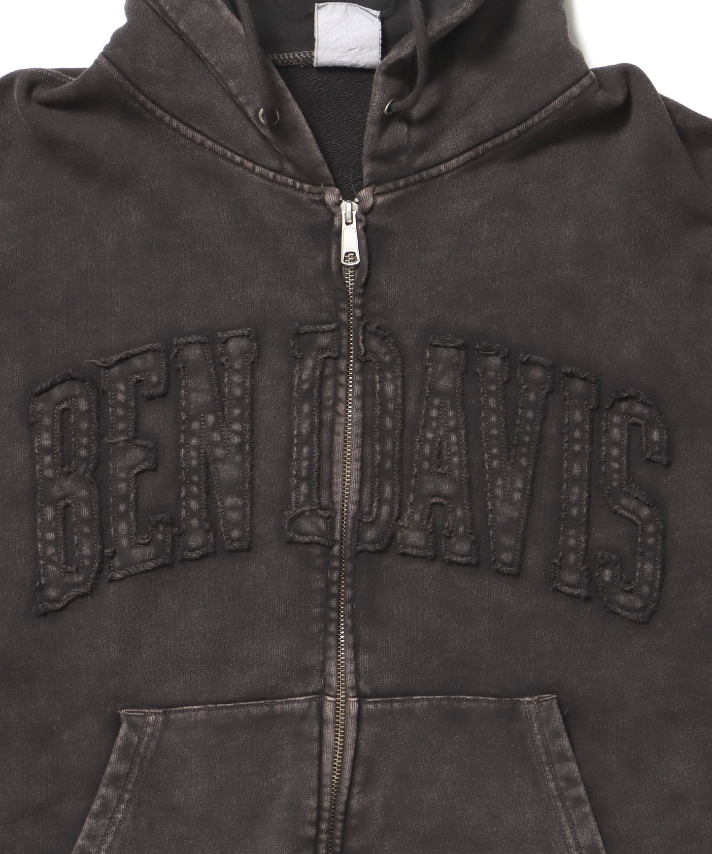 DEPARTMENT FADED ZIP HOODIE / ジップパーカー ワイドシルエット フーディ 裏毛 フェード ≪SET UP着用可能≫ ベージュ