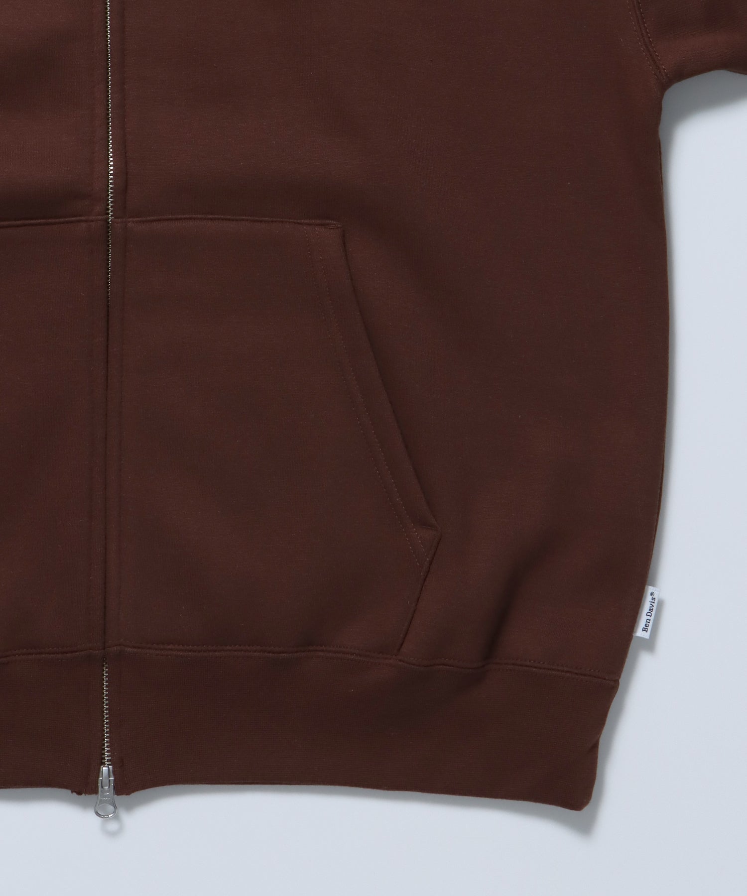 WALL TAGGING ZIP HOODIE / フーディ スウェット ジップパーカー ワイドシルエット