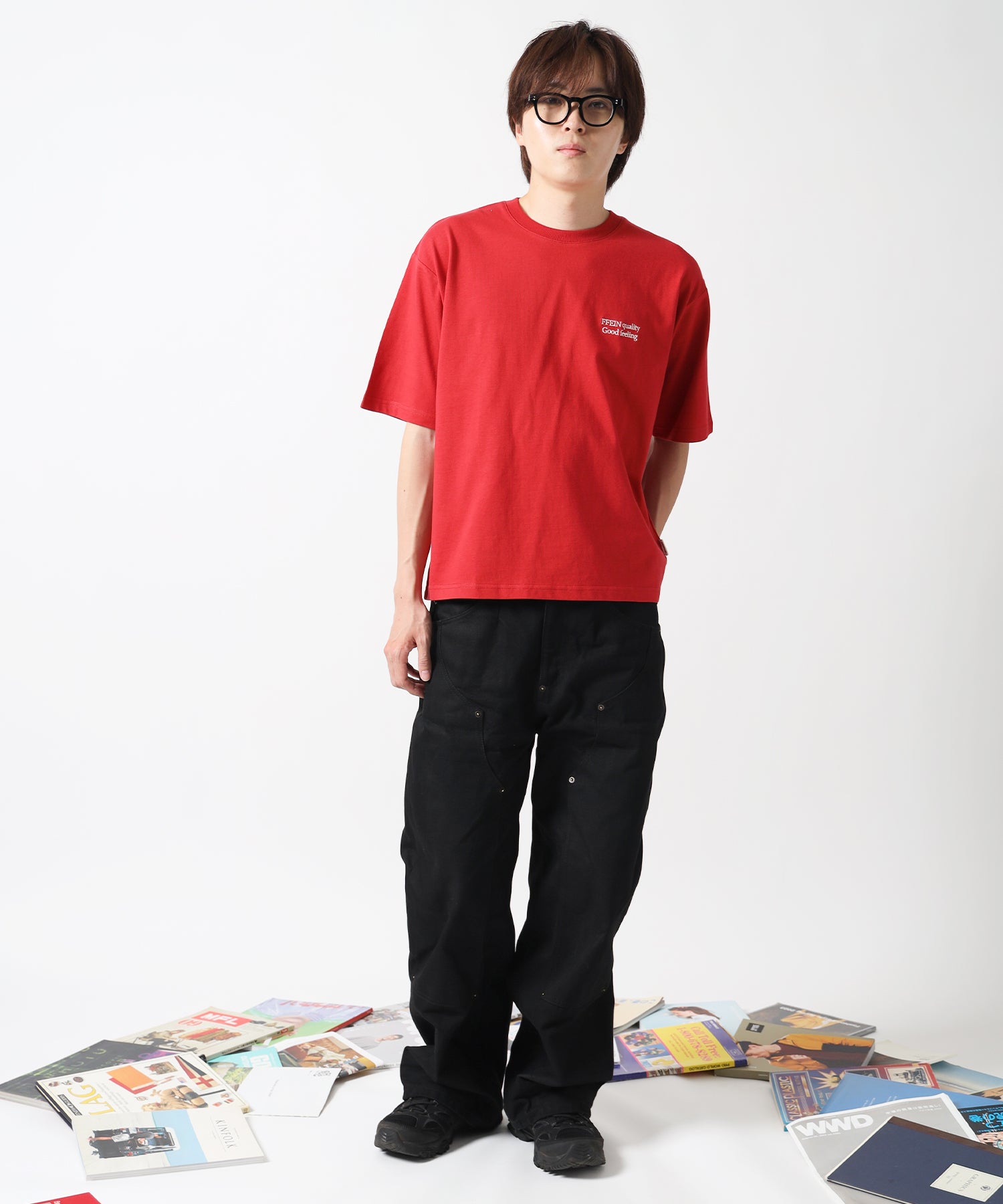 H178 Size:L レッド