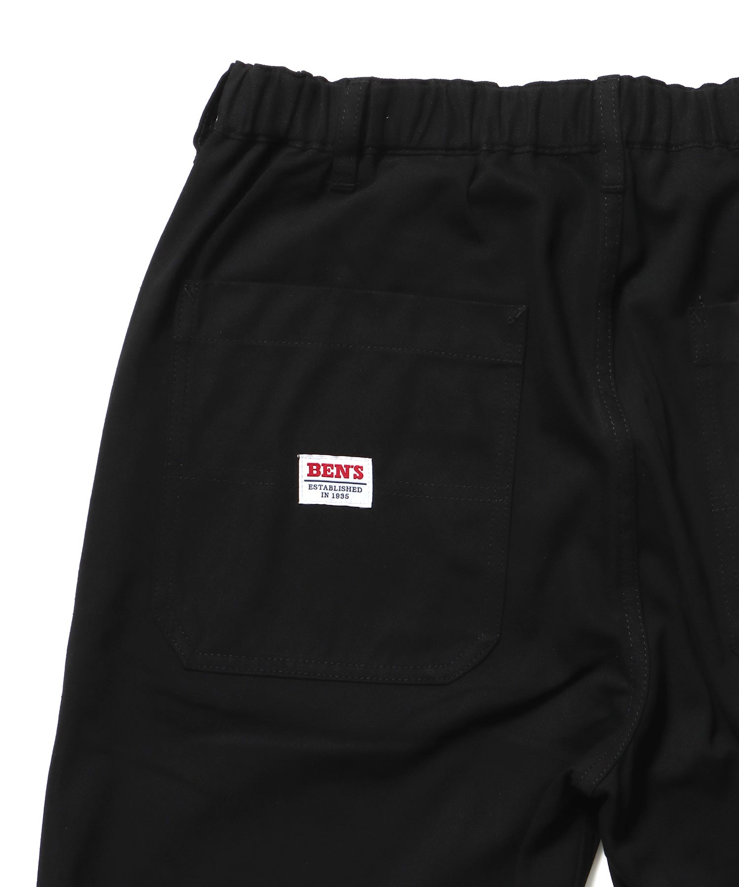 ACTIVEWORKPANTS Z5 / ベンズ アクティブワークパンツ テーパード シェフパンツ ブラック