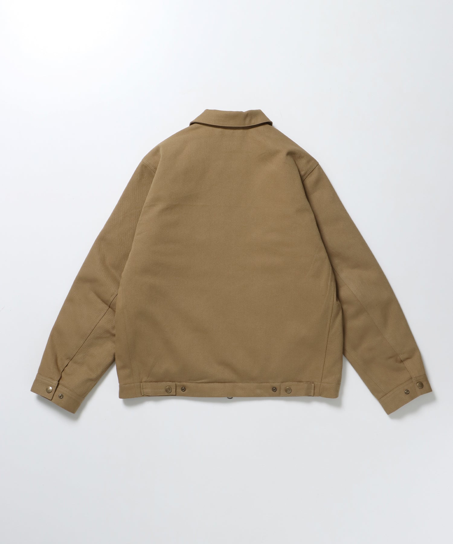 PADDED EISENHOWER JACKET / オーバーサイズ ビッグシルエット ジャケット アウター 中綿 ジップ ベージュ