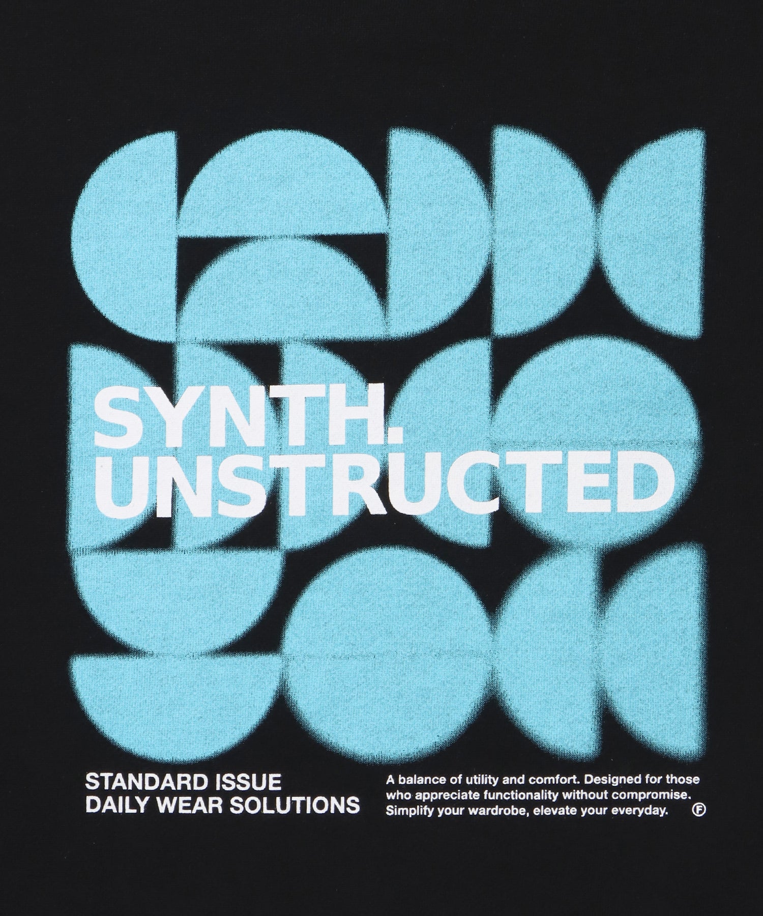 ヘビーウエイトぼかしアートスウェット / 裏起毛 スウェット クルーネック アート プリント ブラック