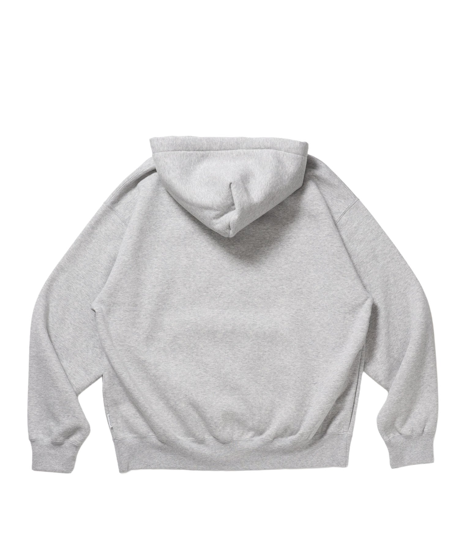BD SWEAT ZIP HOODIE / スウェットパーカー Wジップ フーディ ワンポイント刺繍 裏起毛 ユニセックス グレー