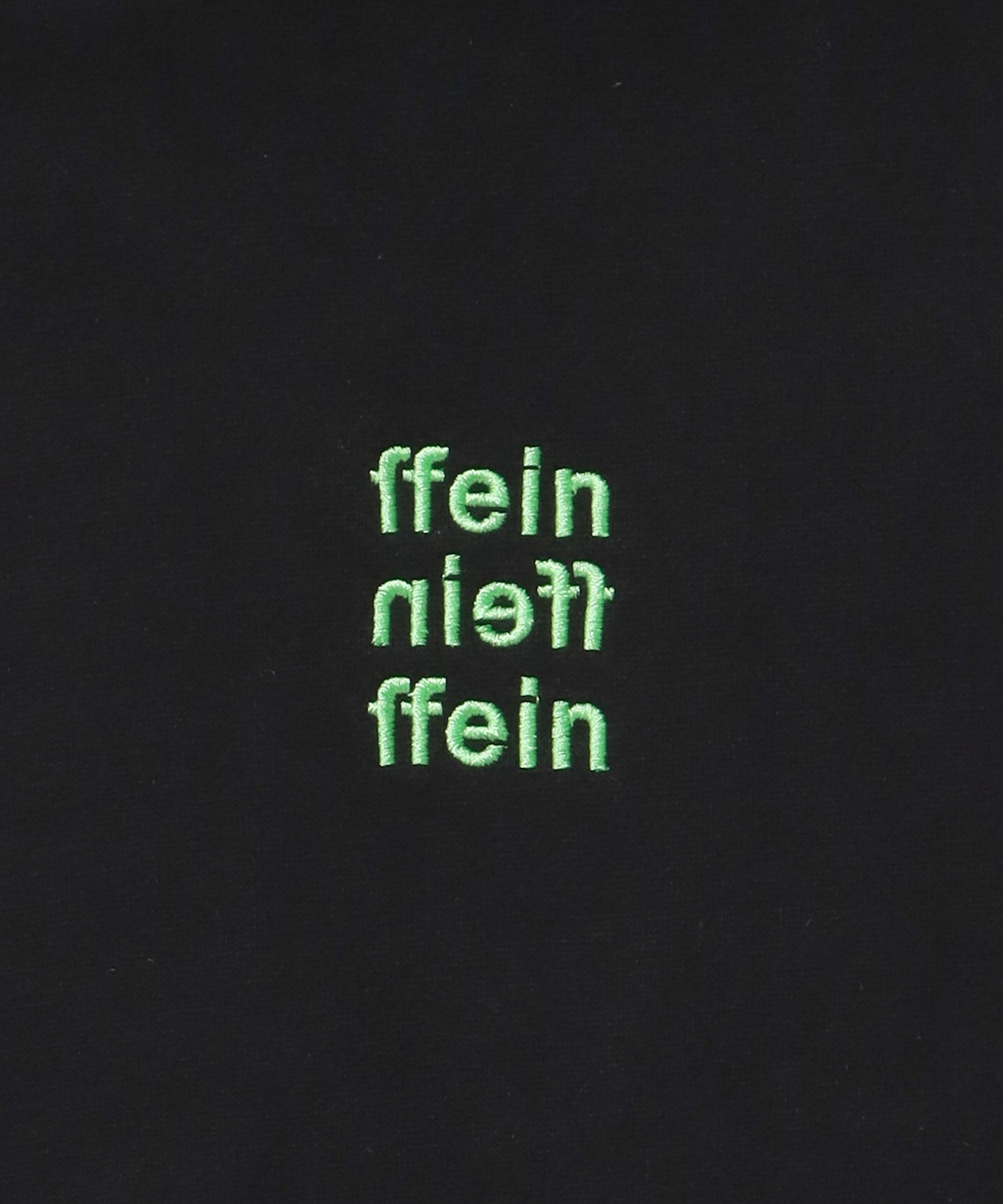 ヘビーウエイトワンポイントロゴジップパーカー / パーカー 裏起毛 ジップ 刺繍 ロゴ フーディ ダブルジップ ブラック