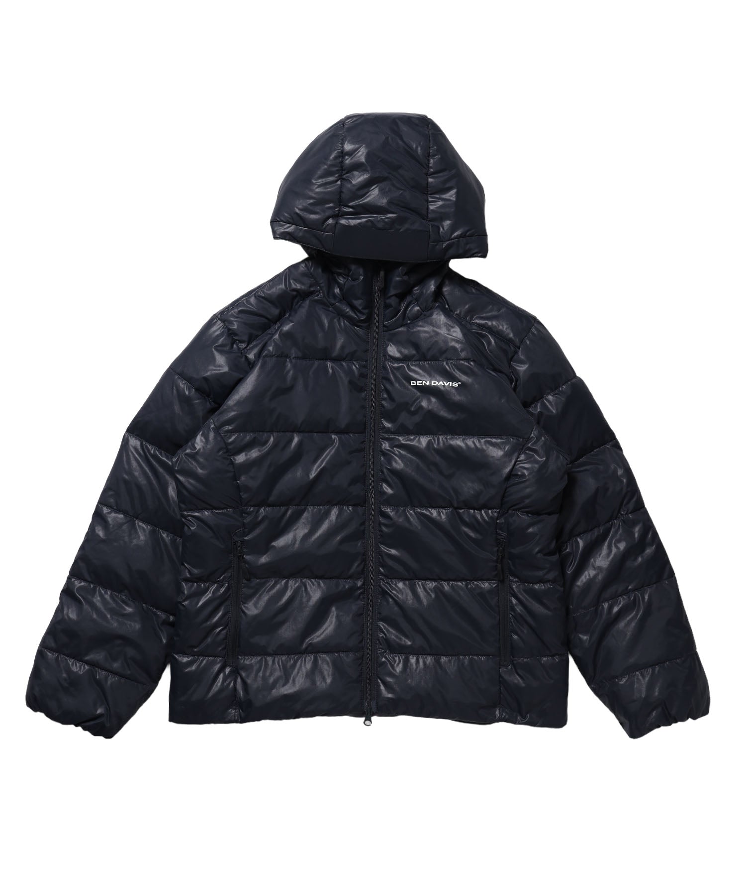 BD HOODED PUFFER JACKET / ダウンジャケット パッファー フード ユニセックス ダークネイビー