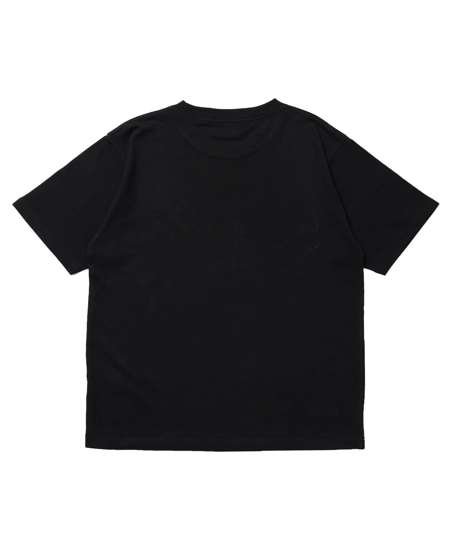 ※WEB限定 / ユニセックス / ロゴ加工風スタッズ半袖Tシャツ / sqnz studs faint logo tee / ブラック
