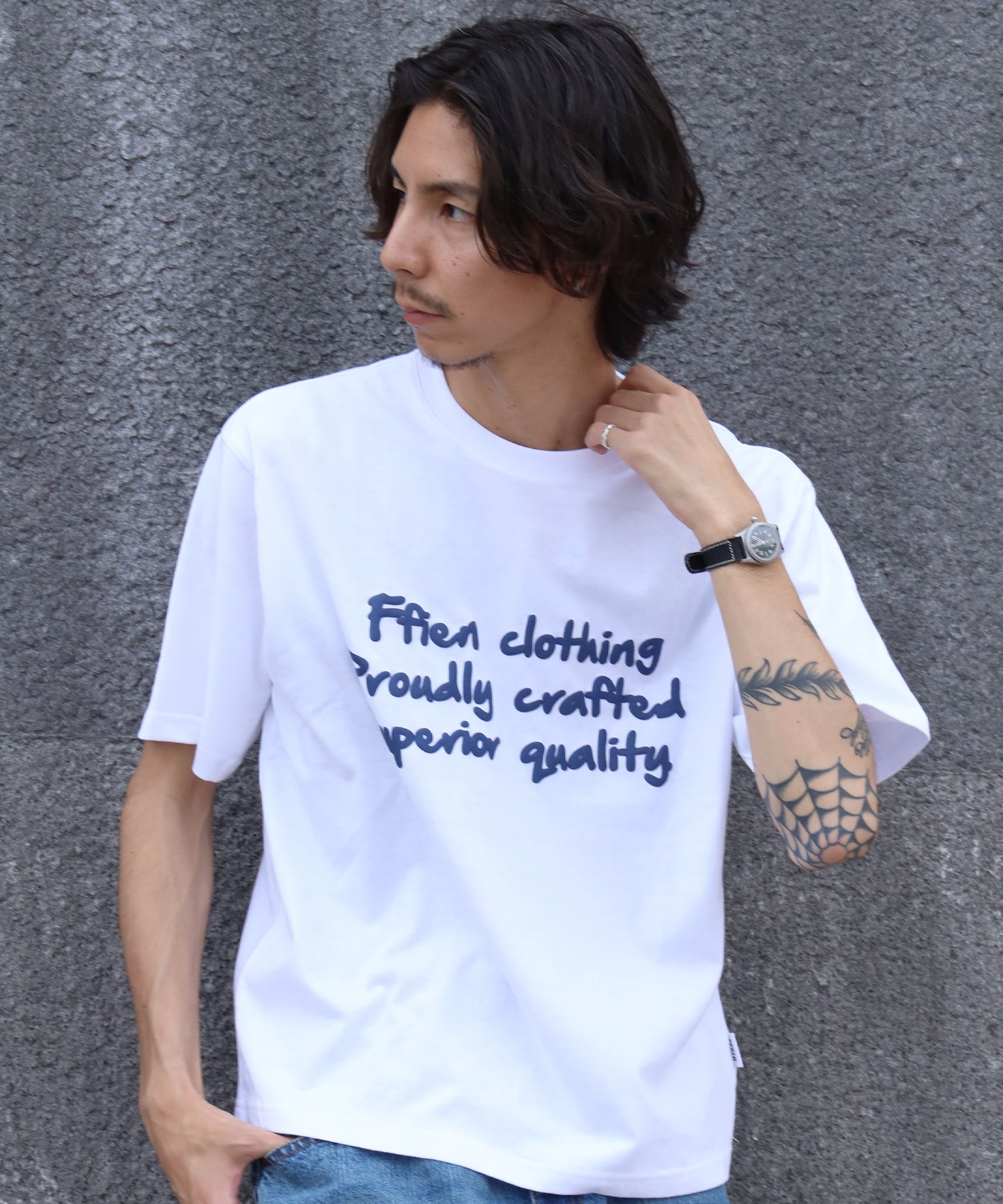 H178 Size:L ホワイト