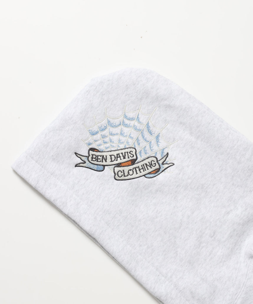 SANMARINO ZIP HOODIE / ジップパーカー フード キャラクター デザイン 裏起毛 ユニセックス アッシュグレー