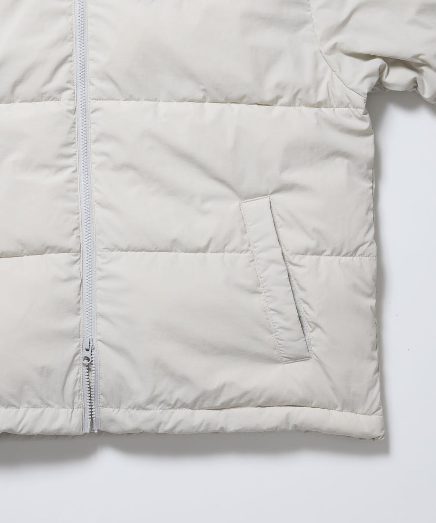 BD PUFFER JACKET / ダウンジャケット パッファー シンプルロゴ ユニセックス アイボリー