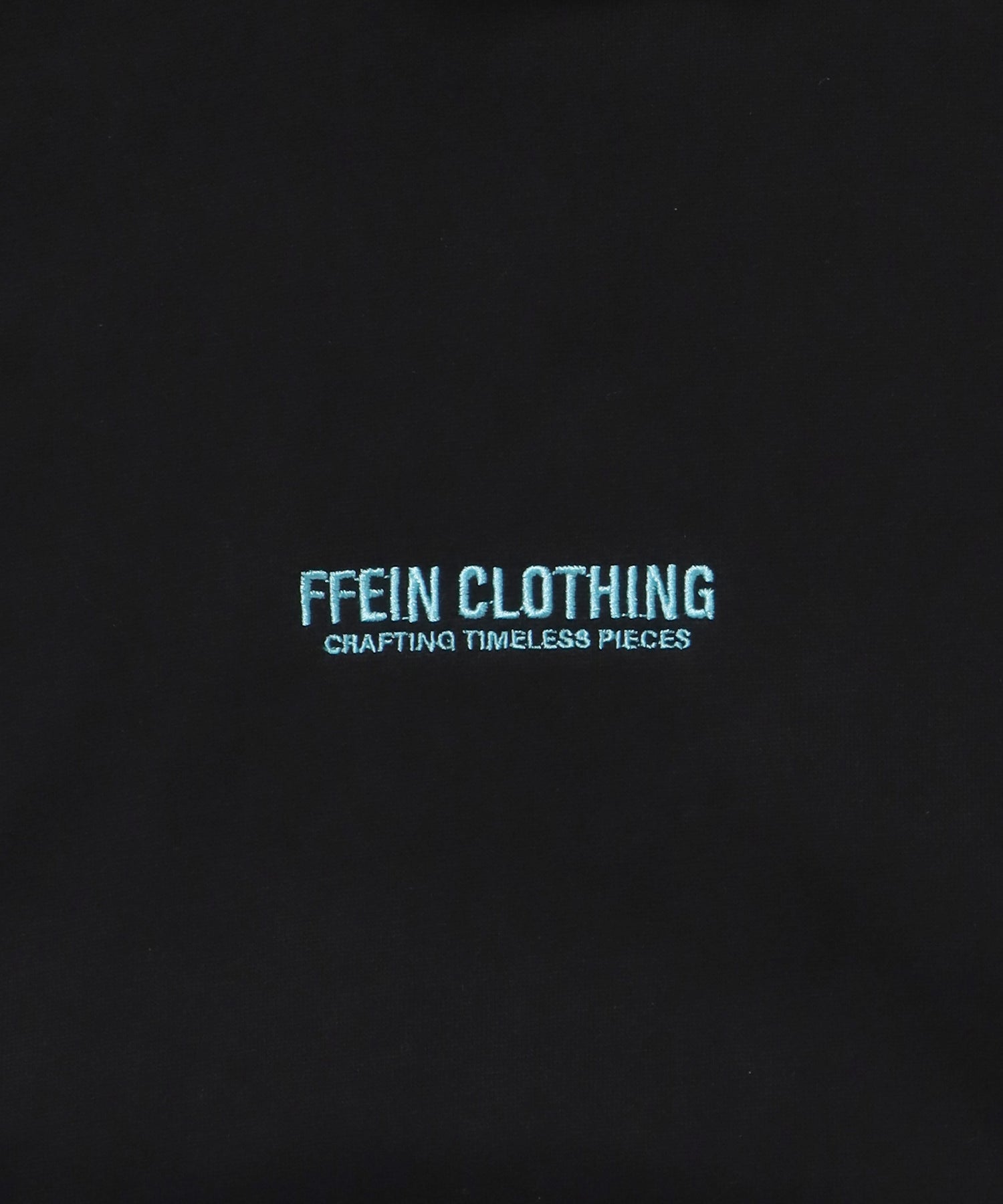 ヘビーウエイトセンターミニロゴジップパーカー / パーカー 裏起毛 ジップ 刺繍 ロゴ フーディ ダブルジップ ブラック