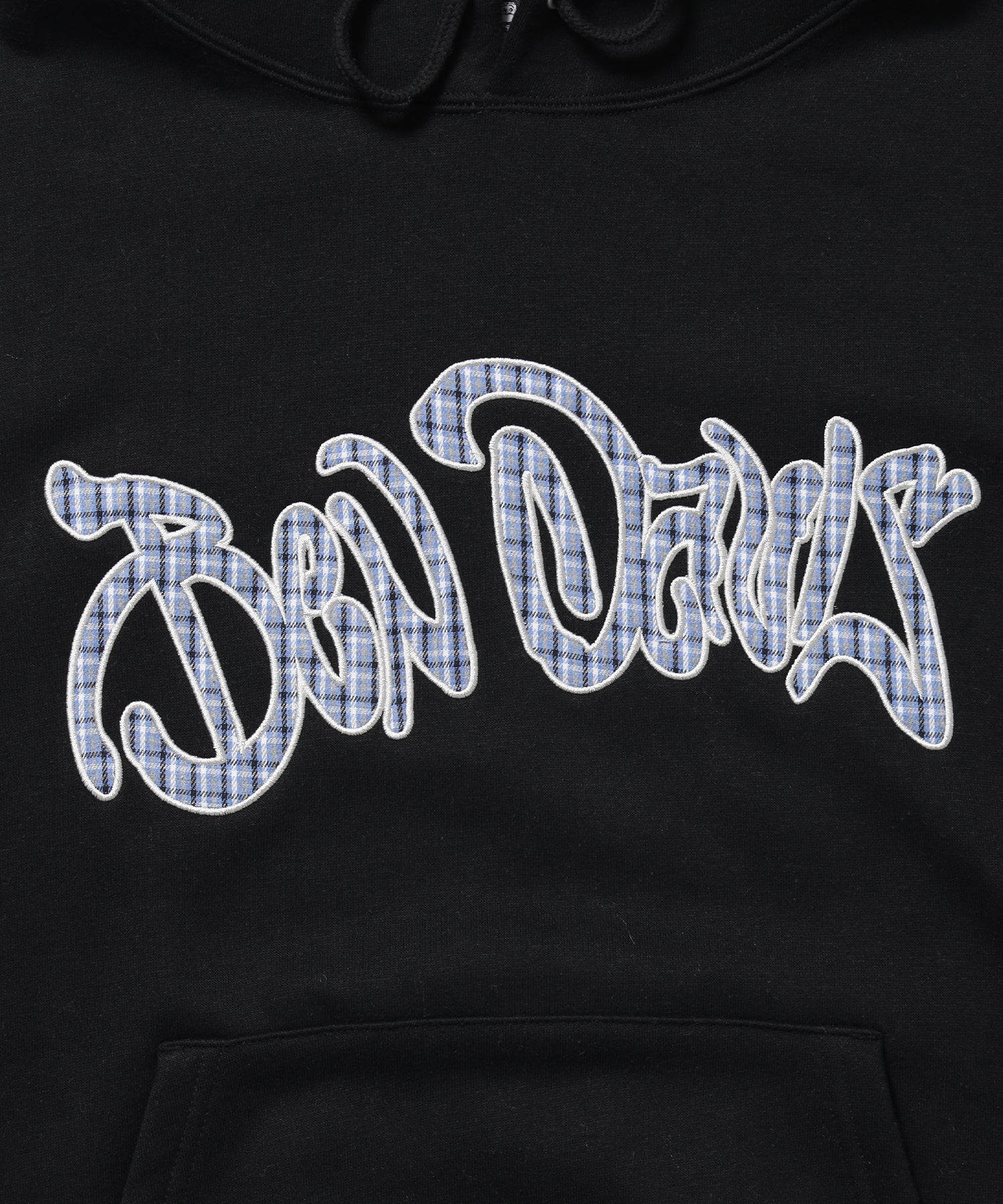 Design Pullover P/K / プルパーカー フード デザイン 裏起毛 ユニセックス ブラック