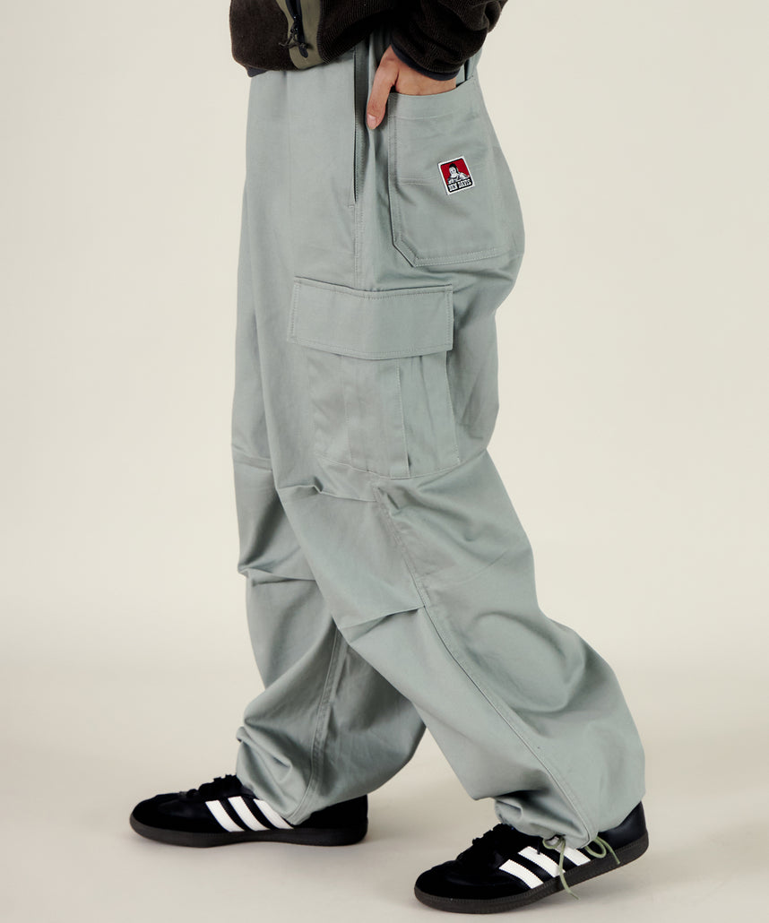 H166 着用サイズ:L【柄86(ミント カーゴポケット付き)】