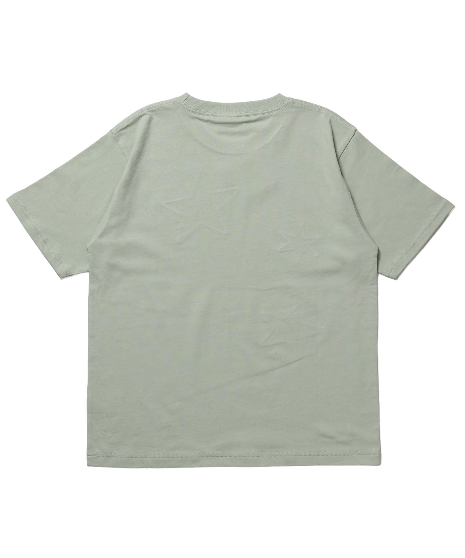 ※WEB限定 / ワッペン×チェック / モチーフデザイン半袖Tシャツ / sqnz motif applique tee / ミント