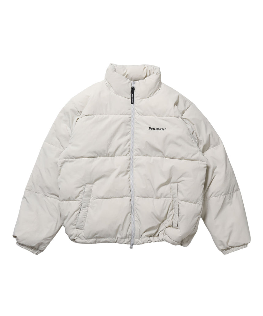 BD PUFFER JACKET / ダウンジャケット パッファー シンプルロゴ ユニセックス アイボリー